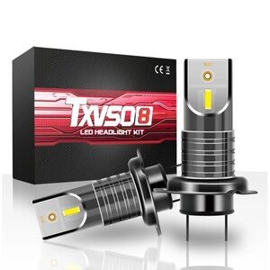 TXVSO8 H7 LED Headlight High/Low Beam Car‎ Bulbs NEW